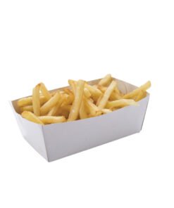 Barquettes à frites (Blanc)