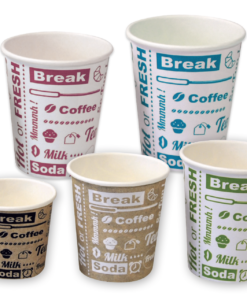 Gobelets carton «Hot or fresh»