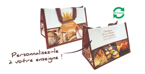 Sacs cabas personnalisables «Métiers - Boulangerie»