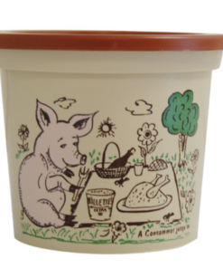 Pots à rillette avec couvercle
