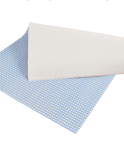 Feuilles papier duplex «Vichy bleu»