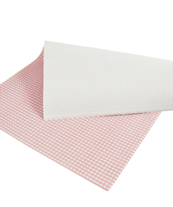 Feuilles papier duplex «Vichy rose»
