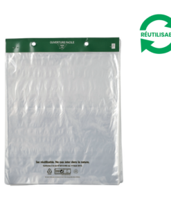 Sacs plats réutilisables