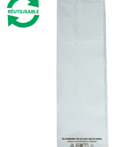 Sacs plats réutilisables