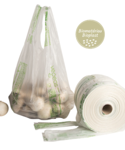 Sacs bretelles à nouer en rouleaux «Végéos»