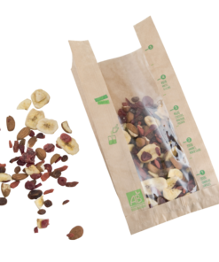 Sacs papier à fenêtre bio vrac