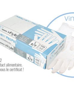 Gants à usage unique - Vinyle