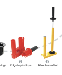 Accessoires de déroulage manuel pour film palette