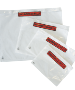 Pochettes adhésives porte-documents imprimés