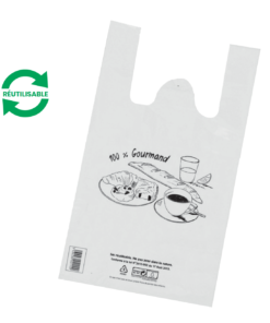 Sacs bretelles réutilisables «Boulangerie»