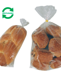Sacs macroperforés réutilisables pains spéciaux ou viennoiseries